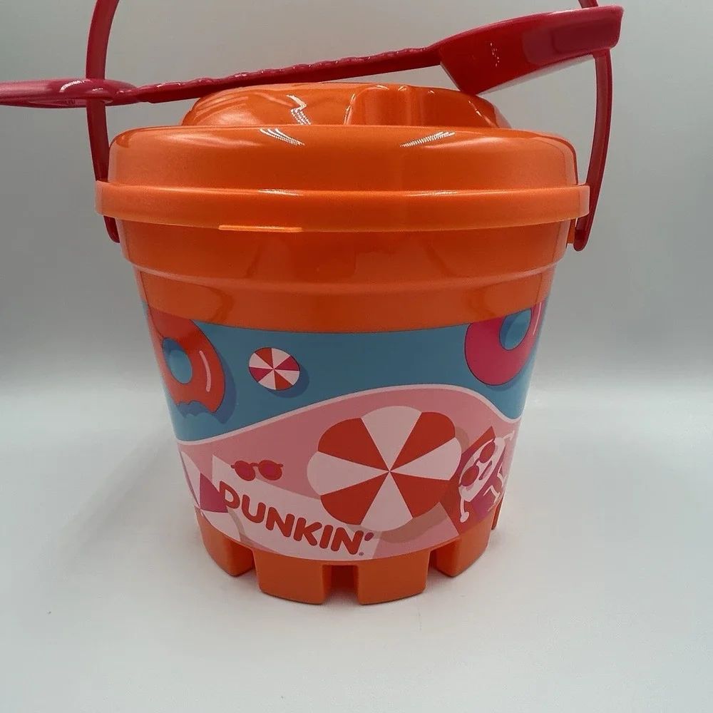 NEW 2025 Limited Edition Summer Dunkin Donuts Munchkin Beach Bucket Sand‎ Shovel
